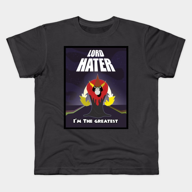 Lord Hater The Greatest Kids T-Shirt by KendalB